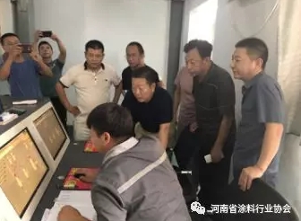 河南省涂料行业协会走访新乡市大树实业有限公司